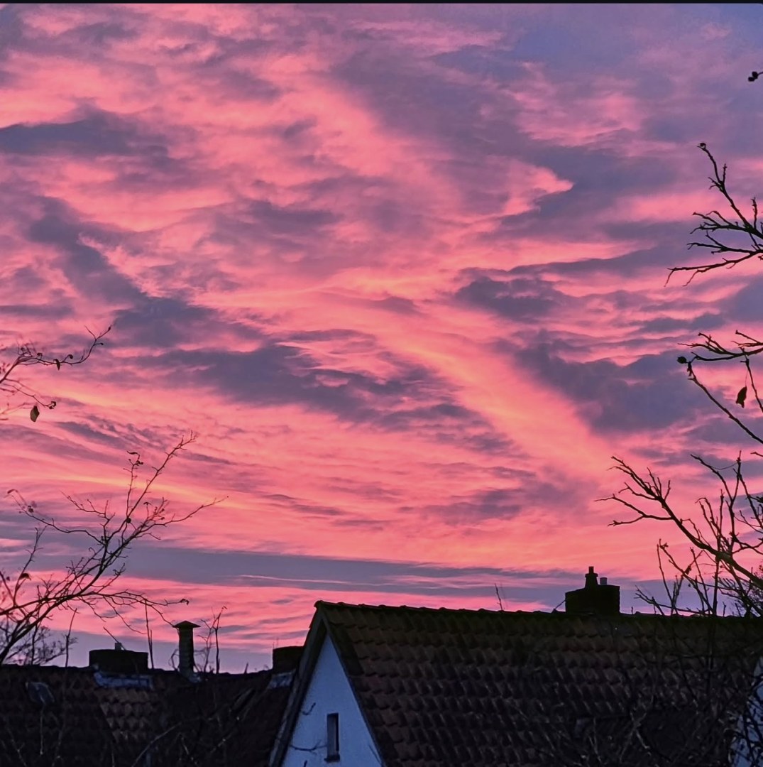 Himmlischer Sonnenuntergang